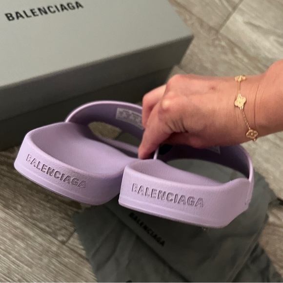 Balenciaga BB pool slides - Picture 2 of 7